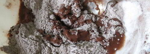 шоколадные вареники с ягодами. Шаг 3