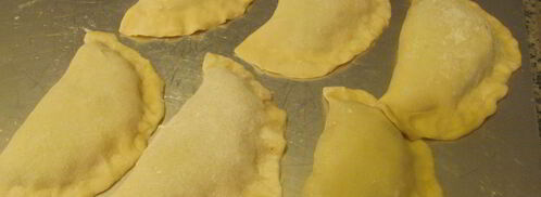 тесто для вареников с творогом. Шаг 2