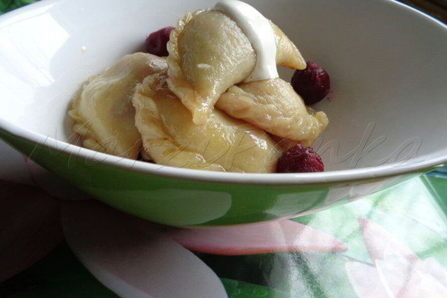 Рецепт вареников из заварного теста с вишней