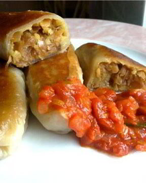 Вареники-Крученики постные