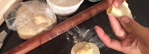 вареники на пресном тесте. Шаг 2