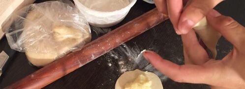 вареники на пресном тесте. Шаг 3