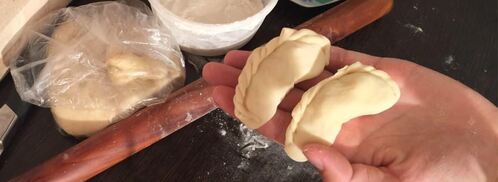 вареники на пресном тесте. Шаг 10