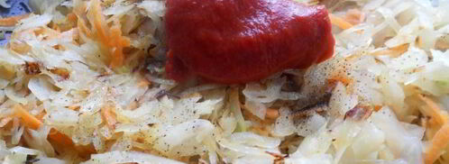 вареники с капустой из яичного теста. Шаг 5