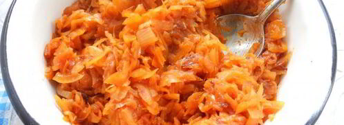 вареники с капустой из яичного теста. Шаг 7