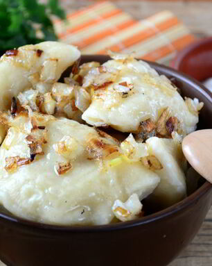 Вареники с картофелем и капустой