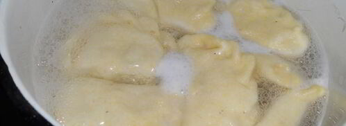 вареники с картофелем на сыворотке и кукурузной муке. Шаг 5