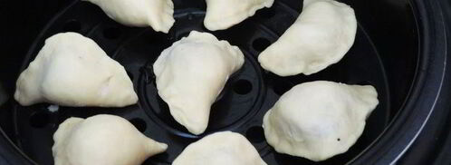 вареники с клубникой на пару. Шаг 6