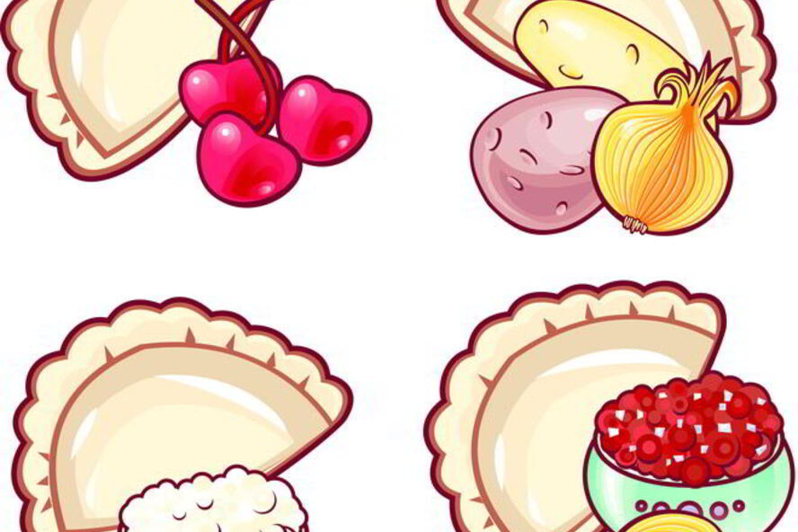 Рецепт вареников с салом