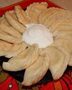 Вареники с творогом и финиками