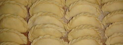 вареники с творогом и финиками. Шаг 10