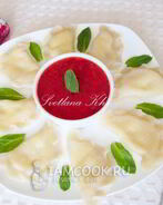 Вареники с творогом на кефире