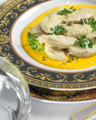 Вареники с тыквой и рикоттой