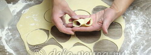 вареники с вишней. Шаг 16