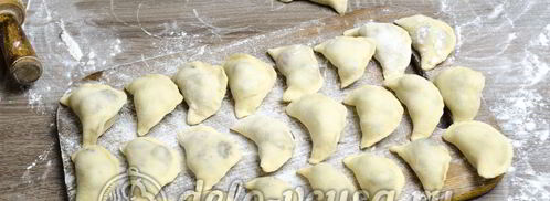 вареники с вишней. Шаг 21