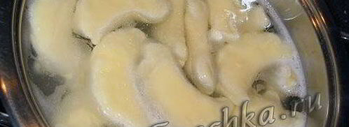 заварное тесто для вареников. Шаг 7