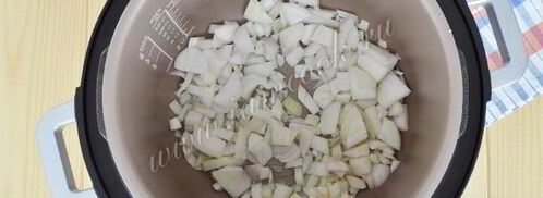 домашнее жаркое на пиве с тыквой в мультиварке. Шаг 4