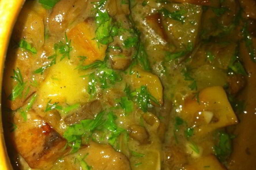 Рецепт грибного жаркого