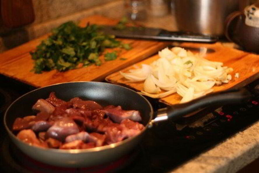 Рецепт жаркого из бараньего сердца