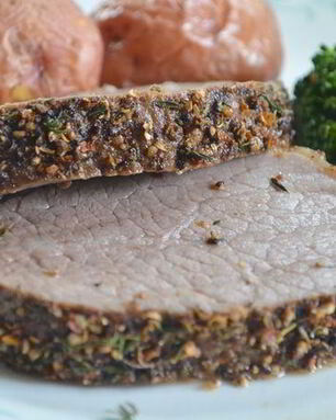 Жаркое из говядины с пряной корочкой