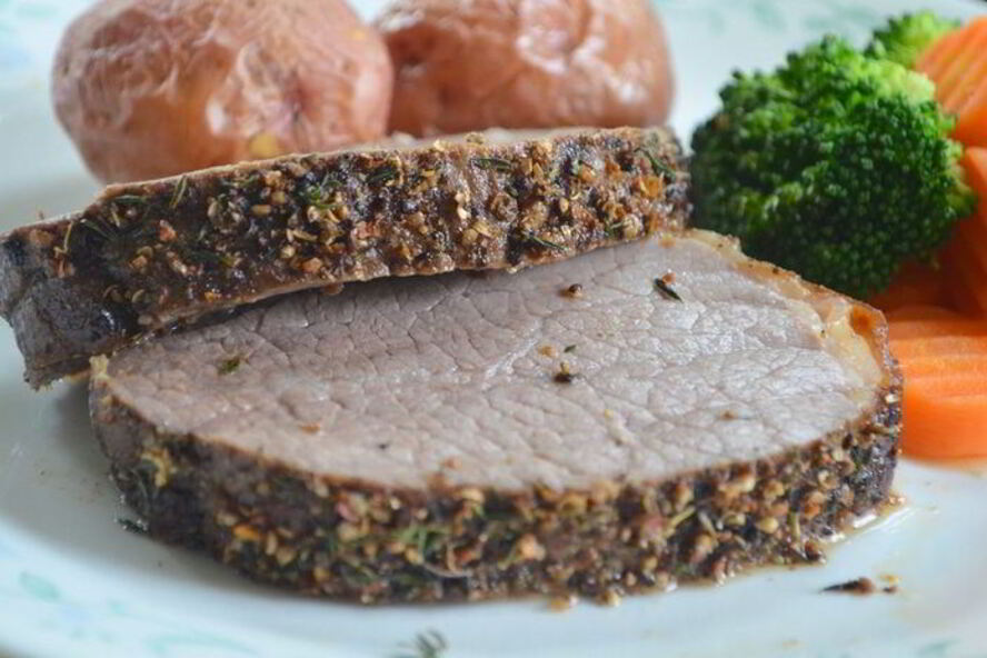 Рецепт жаркого из говядины с пряной корочкой