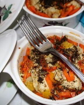 Жаркое из индейки с картошкой