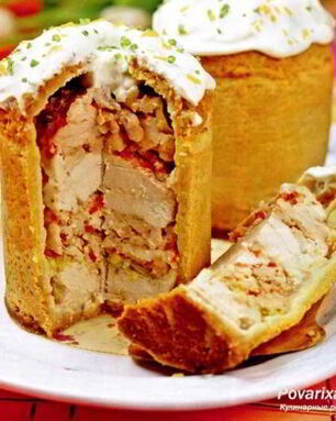 Жаркое из курицы Праздничный кулич