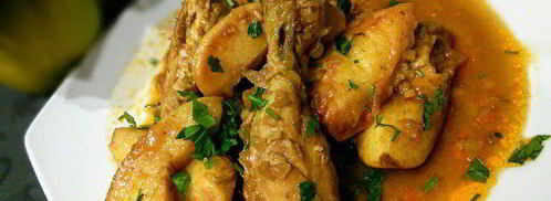 жаркое из курицы с айвой. Шаг 10