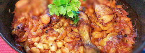 жаркое из курицы с фасолью. Шаг 7