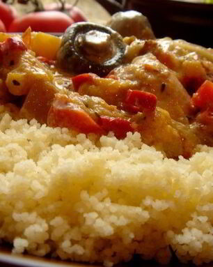 Жаркое из курицы в сливочном соусе