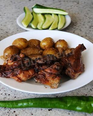 Жаркое из мяса нутрии