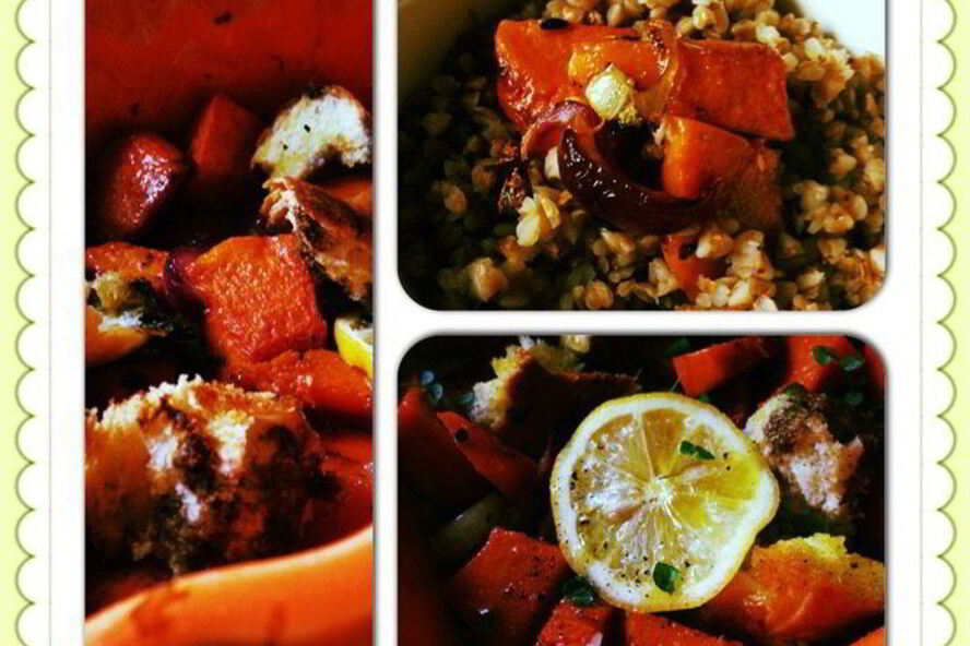 Рецепт жаркого из тыквы с травами