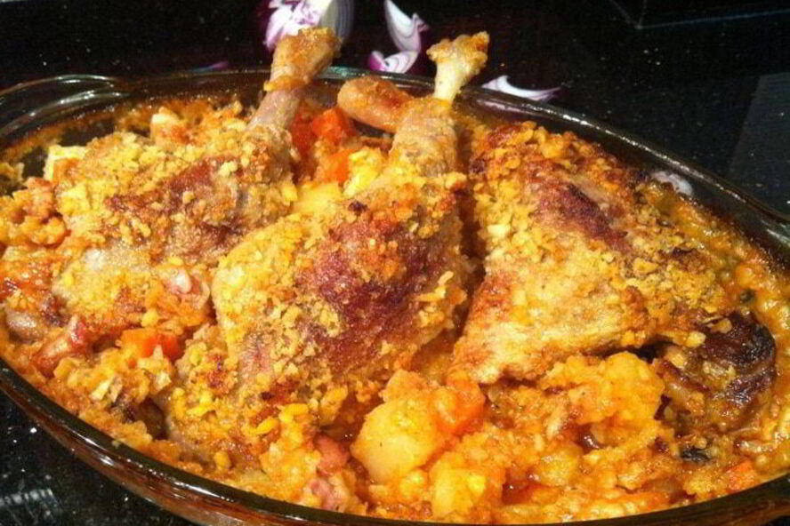 Рецепт жаркого из утиных ножек