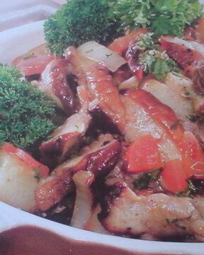 Жаркое с грибами и овощами