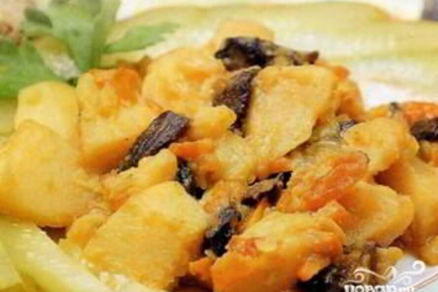 Рецепт жаркого с грибами