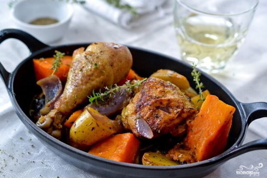 Рецепт жаркого с тыквой