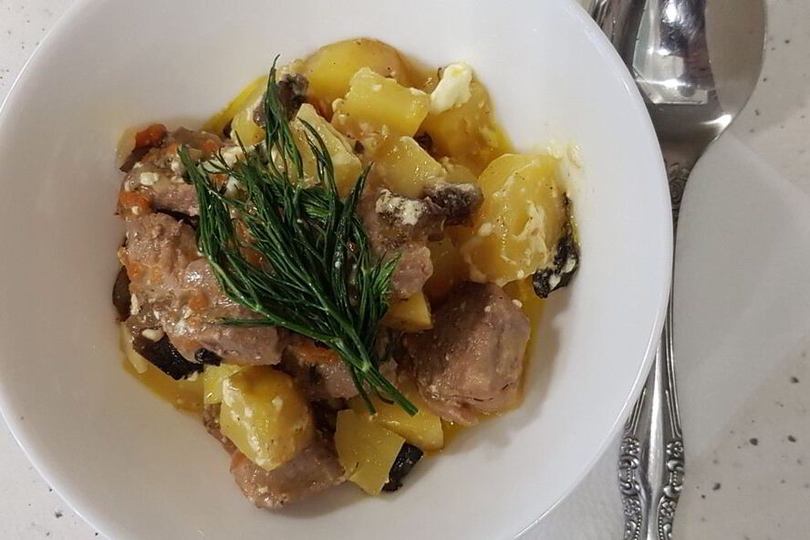 Рецепт жаркого в горшочке