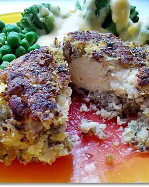 Гречнево-куриные зразы с сыром