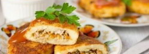 картофельные зразы с фаршем. Шаг 9