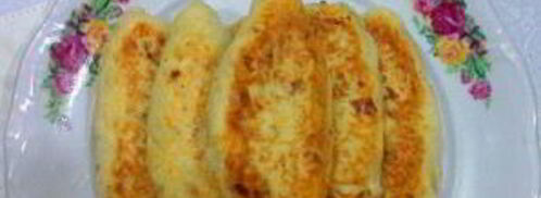 картофельные зразы с сосиской. Шаг 7