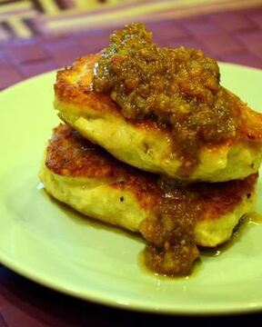 Курино-картофельные зразы с начинкой