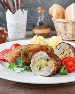 Куриные зразы с пикантной начинкой