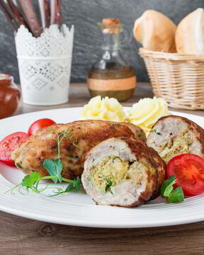 Куриные зразы с пикантной начинкой