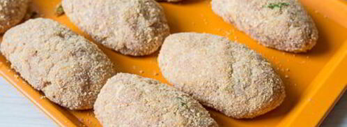 куриные зразы с пикантной начинкой. Шаг 4