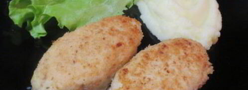 куриные зразы с яйцом и луком и шотландское яйцо. Шаг 8