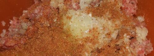 мясные зразы с капустой и яйцом. Шаг 4