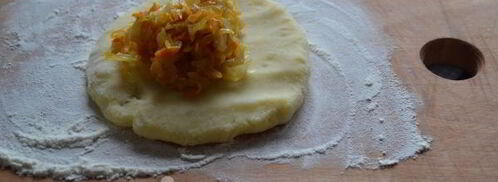постные картофельные зразы с капустой. Шаг 11