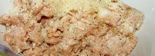 зразы из горбуши с сыром и шпинатом. Шаг 2