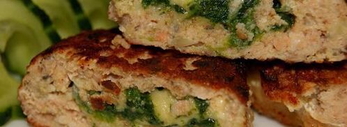 зразы из горбуши с сыром и шпинатом. Шаг 7