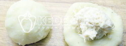 зразы картофельные с сыром. Шаг 3